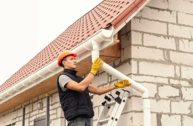 Pose et remplacement de gouttières à Eckwersheim